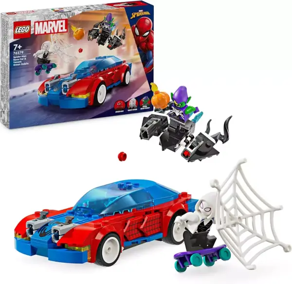 LEGO Marvel Coche de Carreras de Spider-Man y Duende Verde Venomizado LEGO Marvel Coche de Carreras de Spider-Man y Duende Verde Venomizado