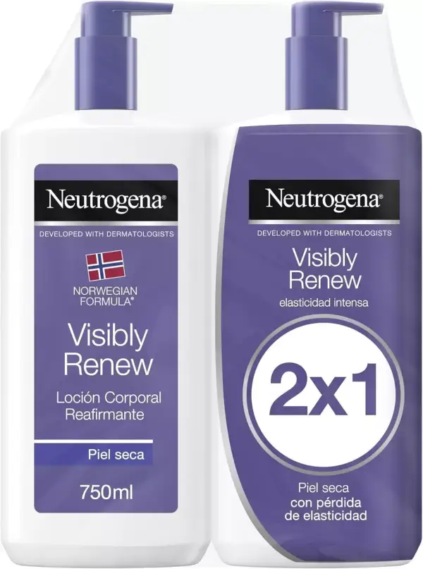 2x750ml Neutrogena Loción Corporal Elasticidad Intensa 2x750ml Neutrogena Loción Corporal Elasticidad Intensa