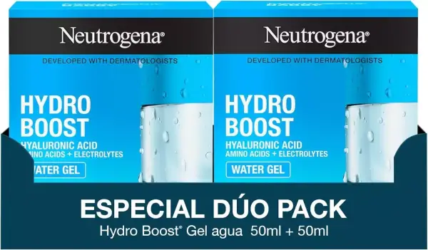 2x50ml Neutrogena Hydro Boost Gel de Agua 2x50ml Neutrogena Hydro Boost Gel de Agua