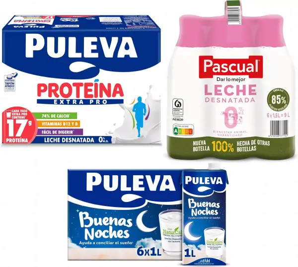 Puleva Proteína Extra Pro Pack 6 x 1L Puleva Proteína Extra Pro Pack 6 x 1L
