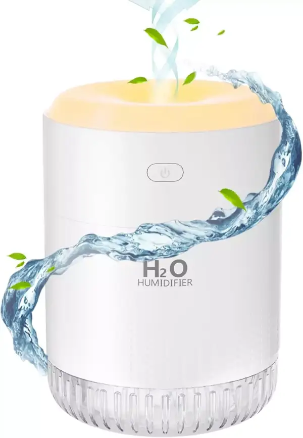 Humidificador pequeño con luz nocturna Humidificador pequeño con luz nocturna