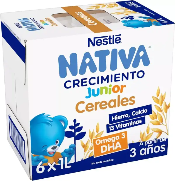 6x1L NESTLÉ NATIVA Crecimiento JUNIOR 6x1L NESTLÉ NATIVA Crecimiento JUNIOR