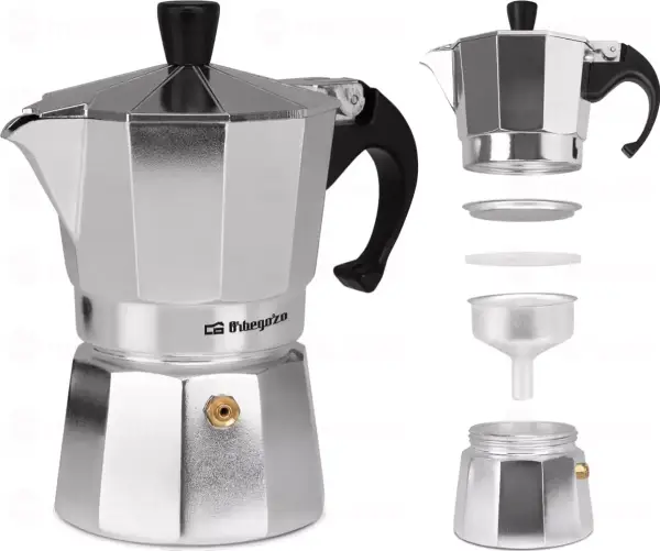 Cafetera Italiana Orbegozo KF300 3 Tazas Cafetera Italiana Orbegozo KF300 3 Tazas