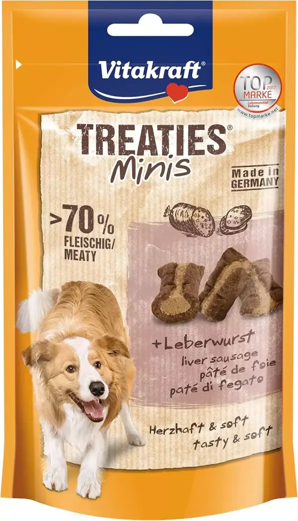 8x48gr Vitakraft Treaties Minis carne y paté 8x48gr Vitakraft Treaties Minis carne y paté