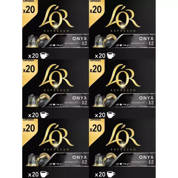 120 cápsulas L'OR Onyx 120 cápsulas L'OR Onyx