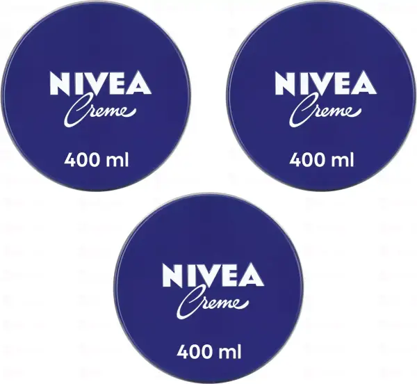 3x 400ML Lata crema Nivea 3x 400ML Lata crema Nivea