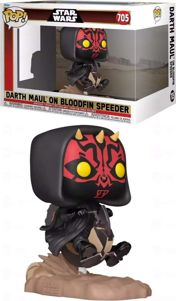 Funko Pop! Rides Deluxe: Star Wars Darth Maul On Bloodfin Speeder Funko Pop! Rides Deluxe: Star Wars Darth Maul On Bloodfin Speeder