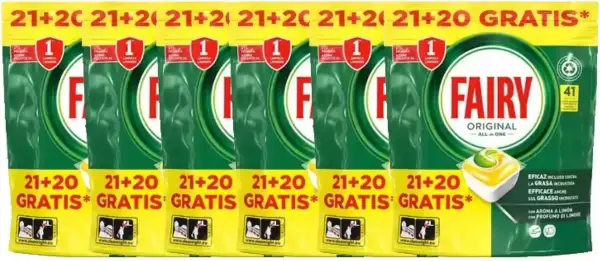 246 Cápsulas Fairy Platinum Plus Todo en 1 limón 246 Cápsulas Fairy Platinum Plus Todo en 1 limón