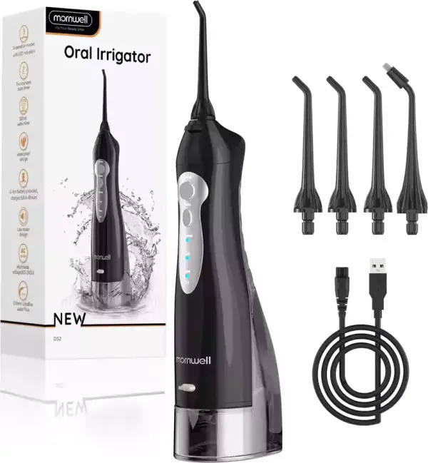 Irrigador Oral USB con batería + accesorios Irrigador Oral USB con batería + accesorios