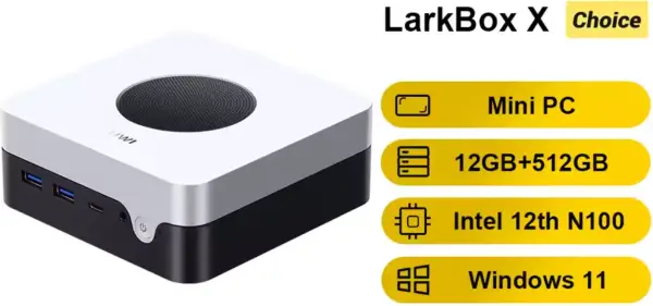 Mini PC CHUWI LarkBox X N100 12GB 512GB Mini PC CHUWI LarkBox X N100 12GB 512GB