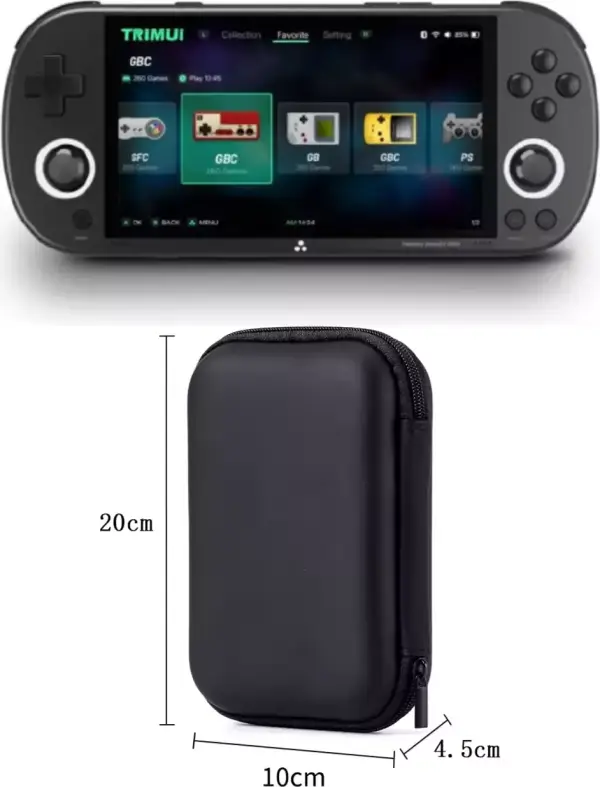 Consola portátil retro Trimui Smart Pro + 64GB + funda Consola portátil retro Trimui Smart Pro + 64GB + funda