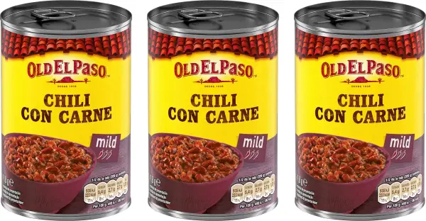 3x418g Old El Paso Chili con Carne 3x418g Old El Paso Chili con Carne