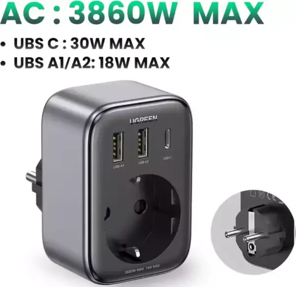 Cargador GaN PD de 30W Cargador GaN PD de 30W