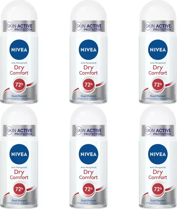 6x50ml desodorante Nivea roll on 6x50ml desodorante Nivea roll on