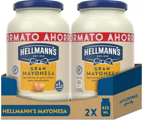 2x 825ml Hellmann's Gran Mayonesa 2x 825ml Hellmann's Gran Mayonesa