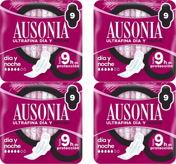 36x Compresas Ausonia ultrafina día y noche 36x Compresas Ausonia ultrafina día y noche
