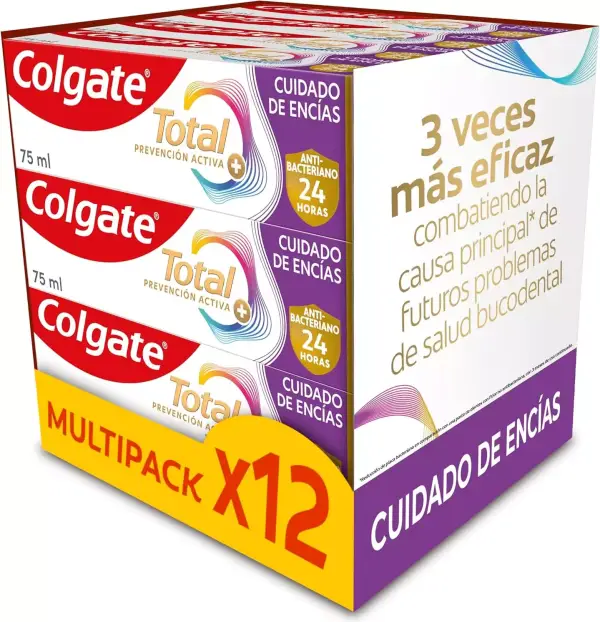 12x 75ml Pasta de dientes Colgate Total Advanced Encías Sanas 12x 75ml Pasta de dientes Colgate Total Advanced Encías Sanas