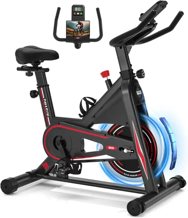 Bicicleta estática con resistencia ajustable hasta 180kg Bicicleta estática con resistencia ajustable hasta 180kg