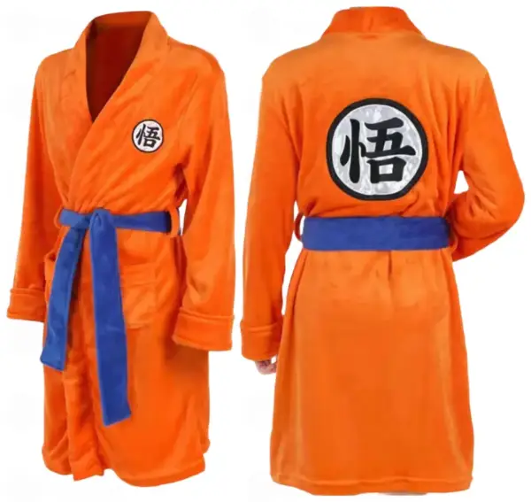 Bata De Baño De Anime Son Goku Kakarotto algodón Bata De Baño De Anime Son Goku Kakarotto algodón