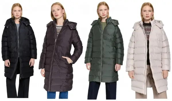Milano abrigo largo acolchado con capucha Milano abrigo largo acolchado con capucha