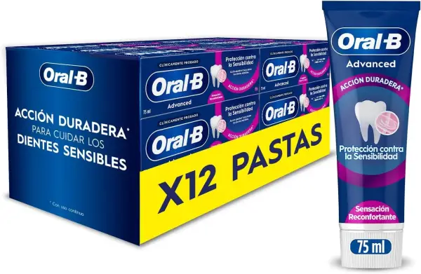 12x75ml Oral-B Advanced Protección hierbabuena-eucalipto 12x75ml Oral-B Advanced Protección hierbabuena-eucalipto