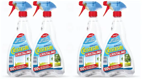 4x750ml Cristasol Cristalino Limpia Cristales en Spray 4x750ml Cristasol Cristalino Limpia Cristales en Spray