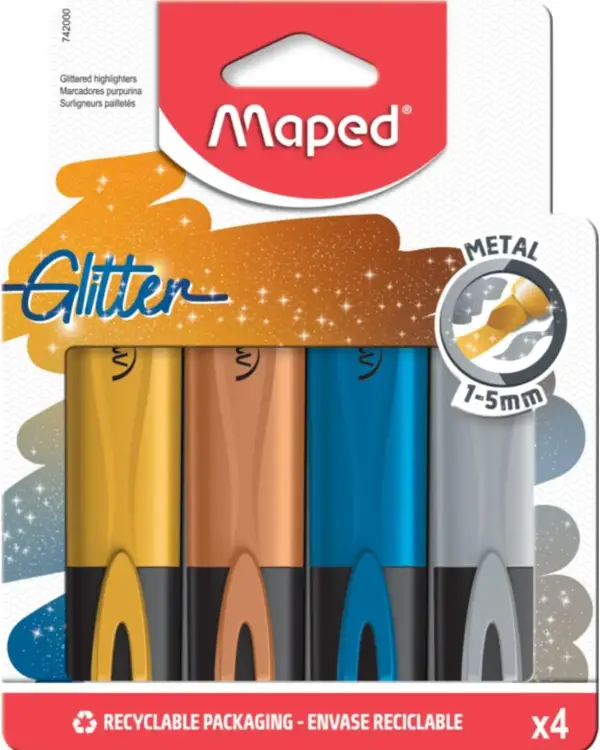 Pack 4 subrayadores MAPED pastel Pack 4 subrayadores MAPED pastel