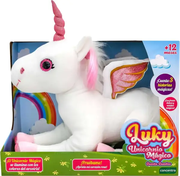 Luky unicornio cuentacuentos con luces y sonidos Luky unicornio cuentacuentos con luces y sonidos