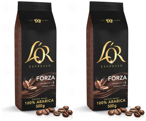 2x500g L’OR Espresso Forza 100% Arábica 2x500g L’OR Espresso Forza 100% Arábica