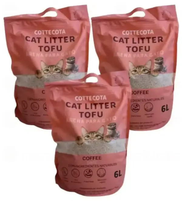 18L arena para gatos Cottecota 18L arena para gatos Cottecota