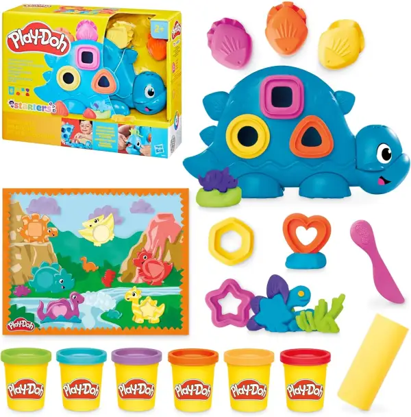 Play-Doh Hasbro Dinosaurio 6 botes plastinina Play-Doh Hasbro Dinosaurio 6 botes plastinina