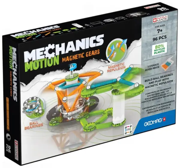 Geomag Mechanics Motion Magnetic Gears9 96 piezas Geomag Mechanics Motion Magnetic Gears9 96 piezas