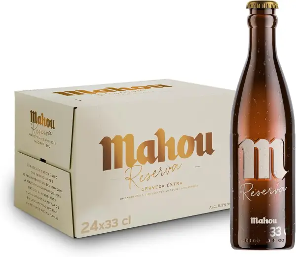 24x Cerveza Mahou Reserva Extra 33 cl 24x Cerveza Mahou Reserva Extra 33 cl
