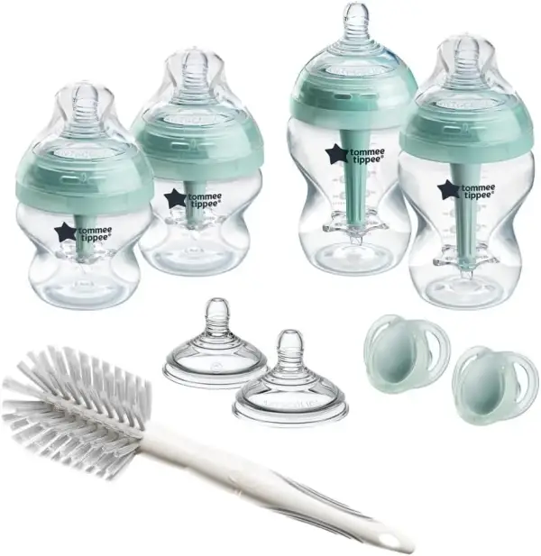 Tommee Tippee set 4 biberones anticólicos + accesorios Tommee Tippee set 4 biberones anticólicos + accesorios