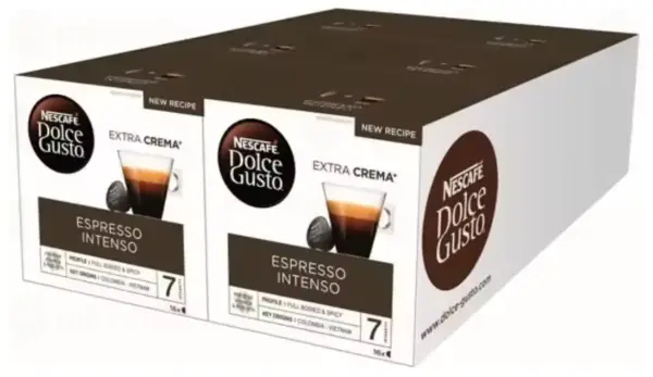 90 Cápsulas Café Espresso Intenso Nescafe Dolce Gusto 90 Cápsulas Café Espresso Intenso Nescafe Dolce Gusto