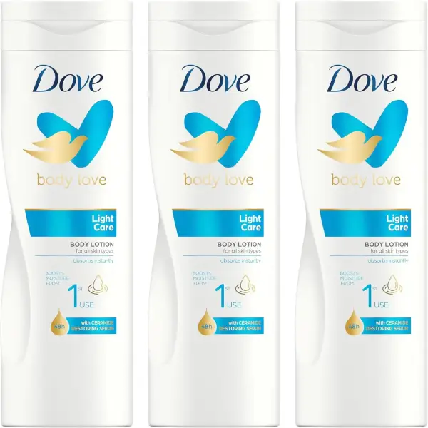 3x400ml Dove Body Love Loción Corporal Hidratante 3x400ml Dove Body Love Loción Corporal Hidratante