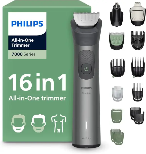 Philips Recortadora todo en uno de 16 en 1 Serie 7000 Philips Recortadora todo en uno de 16 en 1 Serie 7000