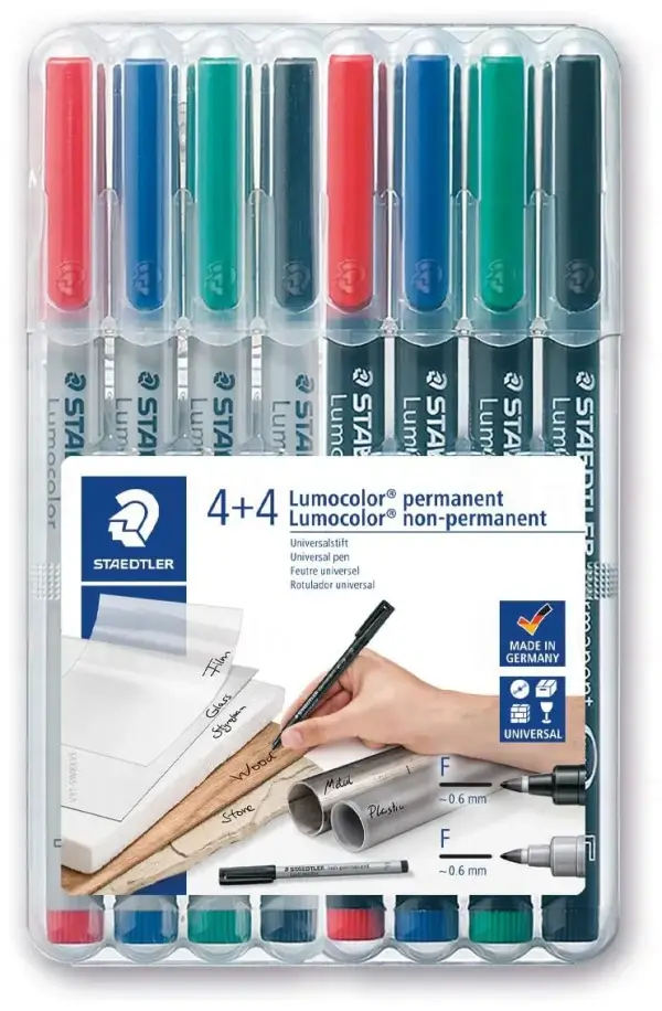 8x Lápices Staedtler Lumocolor 0.6mm 8x Lápices Staedtler Lumocolor 0.6mm
