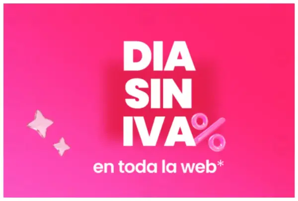 Día SIN IVA en la web de Druni Día SIN IVA en la web de Druni