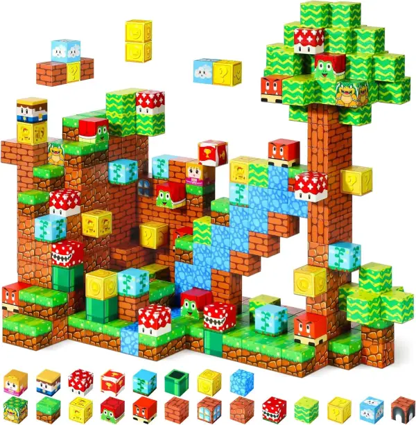 Set cubos magnéticos 108 pcs Set cubos magnéticos 108 pcs
