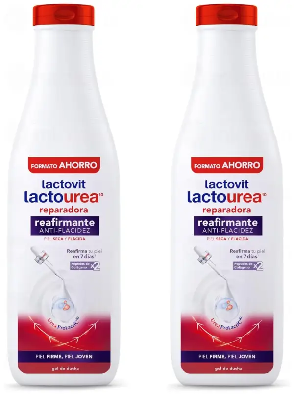 2x750ml Lactovit - Gel de Baño Reafirmante Lactourea 2x750ml Lactovit - Gel de Baño Reafirmante Lactourea