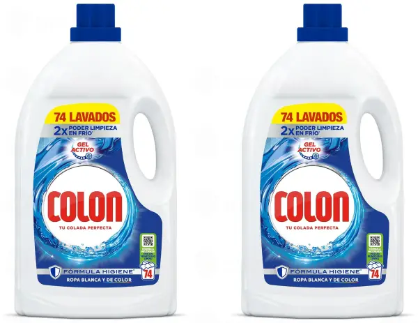 148 lavados Colon Gel Activo detergente 148 lavados Colon Gel Activo detergente