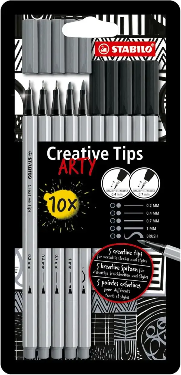 STABILO Set 10 rotuladores de puntas múltiples STABILO Set 10 rotuladores de puntas múltiples