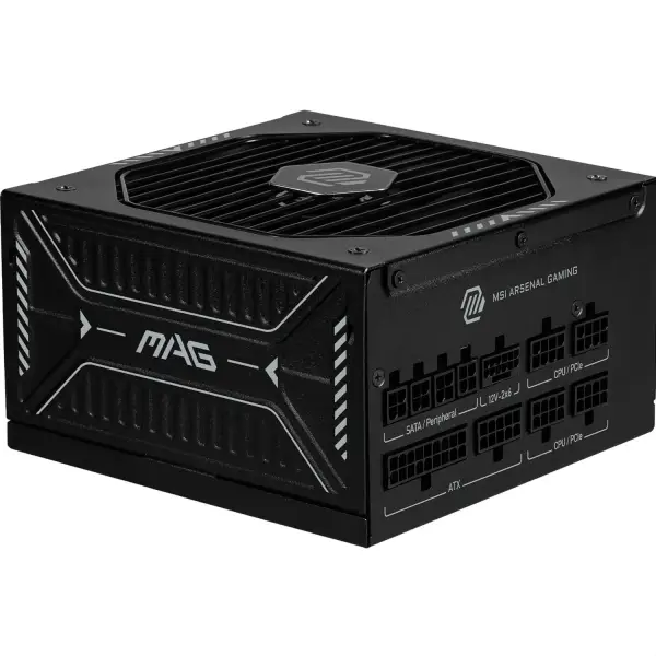 Fuente MSI mag A850GLS PCIE5 850W 80+ Gold Fuente MSI mag A850GLS PCIE5 850W 80+ Gold