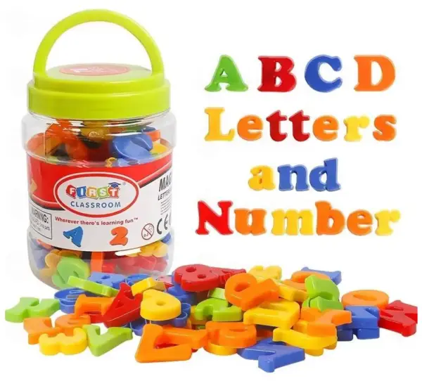 Cubo 78 piezas magnéticas alfabeto, números y símbolos Cubo 78 piezas magnéticas alfabeto, números y símbolos