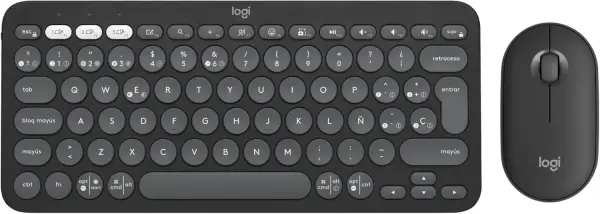 Logitech Pebble 2 combo teclado y ratón inalámbricos Logitech Pebble 2 combo teclado y ratón inalámbricos