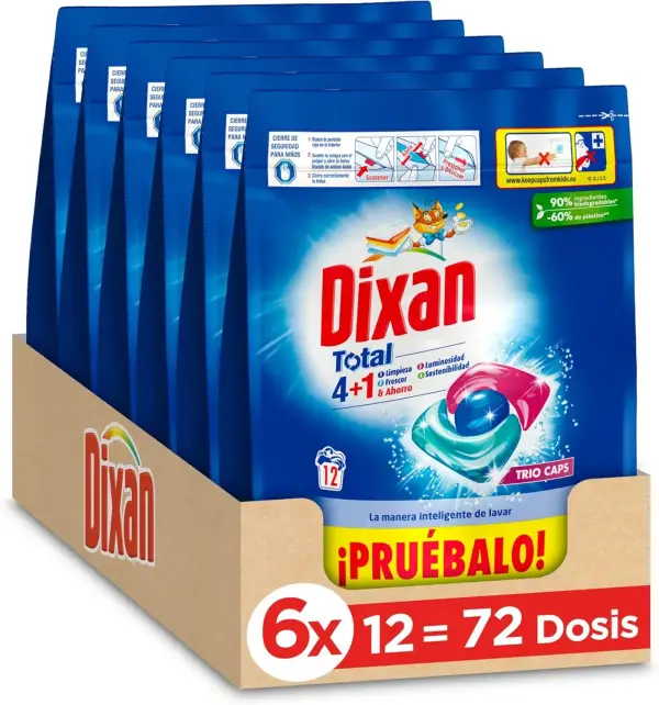 Dixan Detergente 72 lavados Dixan Detergente 72 lavados