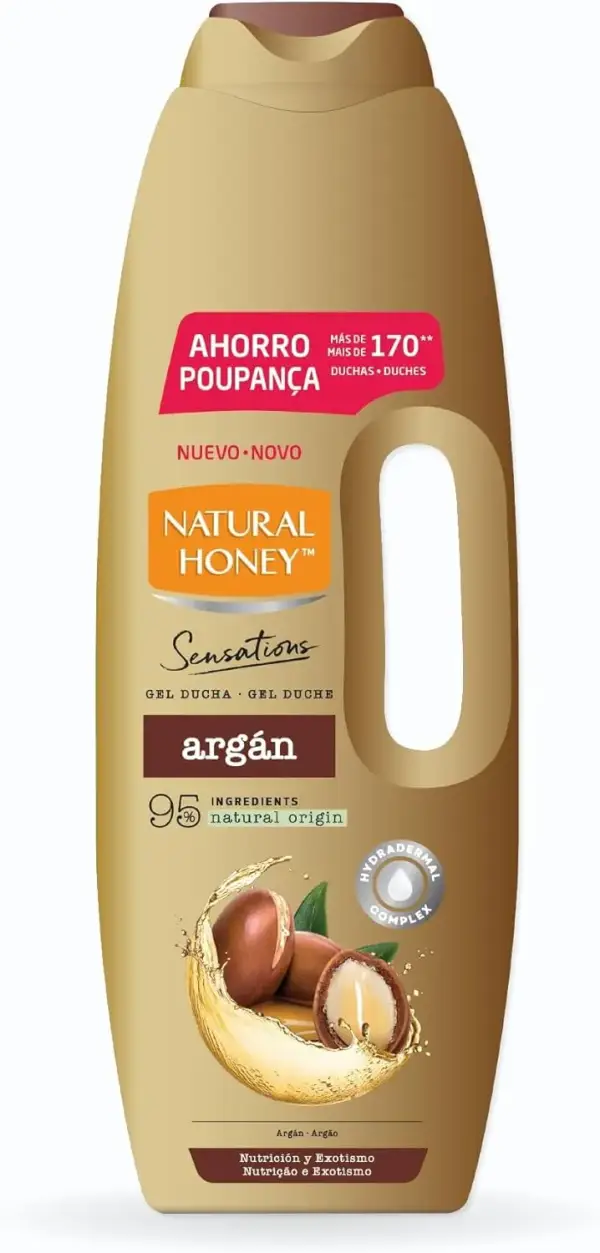 1350ml Gel de Ducha Argán Natural Honey 1350ml Gel de Ducha Argán Natural Honey