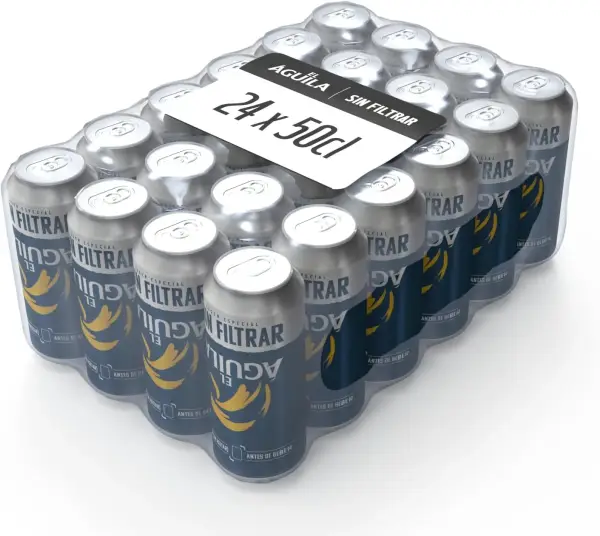24 x 50cl Cerveza Lager Especial El Aguila Sin Filtrar 24 x 50cl Cerveza Lager Especial El Aguila Sin Filtrar