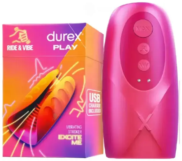 Masturbador masculino RIDE & VIBE Durex Masturbador masculino RIDE & VIBE Durex